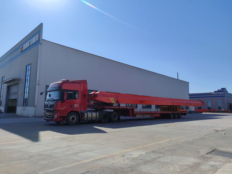 電動(dòng)單梁起重機(jī)  2臺(tái) LD3t—26.85m 制作完成，發(fā)往江蘇交付客戶使用